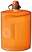 HydraPak Stow (1L, 32oz) - Collapsible Water Bottle - Ultralight & Packable Travel Bottle, Flexible Ski, Hike, Bike or Climb Squeeze Flask - Mammoth Grey