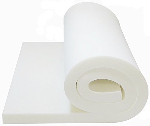 Foam Cushion 3"T x 24"W x 80"L (1536) "MEDIUM FIRM" Sofa Seat Replacement Foam Cushion, Upholstery Foam Sheet, Foam Padding