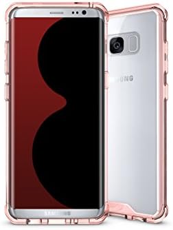 Kohinshitsu Hybrid Bumper Case Cover Shell for Samsung Galaxy S8 Plus / Samsung S8 Plus Mobile Phone 2017 Model - Pink Color