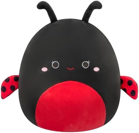 Squishmallows Original 12-Inch Trudy Ladybug with Spotted Wings - Official Jazwares Plush