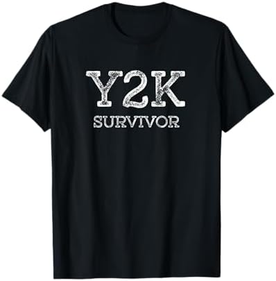 CHEEKY Y2K BUG 2000年度 アメリカ限定マイクロ・チーキー Amazon.com: I Survived Y2K Year 2000 Millennium Bug 90s T-Shirt