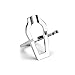 Vivian Tobacco Pipe Stand Holder - Stainless Steel Portable Foldable - For Single Pipe