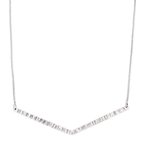 Silpada 'Apex' Adjustable Chevron Necklace in Sterling Silver