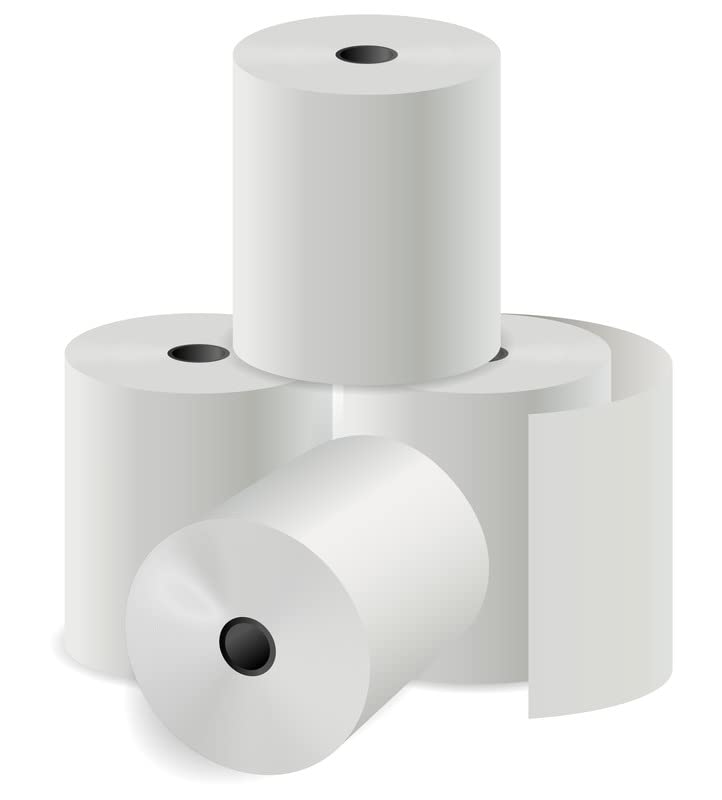 Straame – Premium Thermal Paper Till Rolls Smooth Paper - Credit Card Machine Rolls Cash Register Receipt Compatible with PDQ POS EPOS EFTPOS, Barclays, Verifone, Ingenico (Pack of 20, 80x80mm)