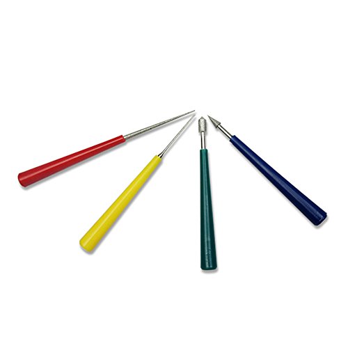 DMD 4Pcs Diamond Bead Hole Reamer Set