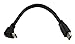 CERRXIAN 270 Degree Elbow HDMI Cable 1FT Flat Slim High Speed HDMI Extension Cable A Male to Up Angle A Male Cord
