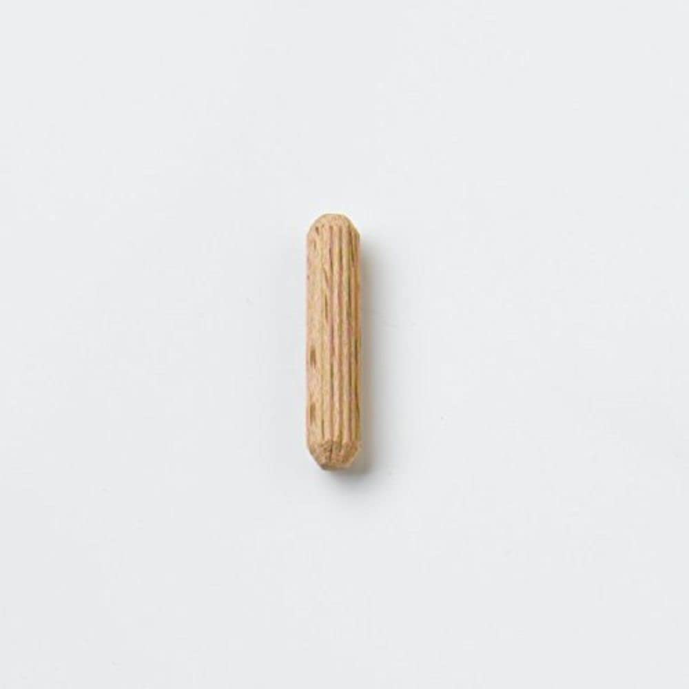 Merriway BH07197 (1000 Pcs) Hardwood Wooden Fluted Dowels M6 x 40mm - Pack of 1000 Pieces