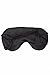 Fishers Finery 25 Momme Pure Mulberry Silk Sleep Eye Mask with Adjustable Strap (Black)