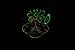 Alpine Glow in The Dark Glass Ladybug Birdbath, 18