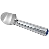 Zeroll 1012 Original Ice Cream Easy Scoop with Unique Liquid Filled Heat Conductive Handle Simple One Piece Aluminum Design Easy Release 24 Scoops per Gallon Made in USA, 3-Ounce, Silver