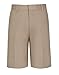 Classroom Big Boys' Uniform Husky Flat Front Short, Khaki, 12 Husky
