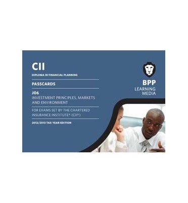 CII - J06 Investment Principles, Markets and Environment: J06: Passcards (Spiral bound) - Common