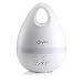 HUGMO Essential Oil Diffuser & Cool Mist Air Humidifier, 200 mL Aromatherapy Ultrasonic Diffuser and LED Nightlight with Auto-Off Timer, for Adult and Children Bedrooms (White)