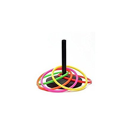 Doloburn 10 Pcs 5" Plastic Toss Rings for Speed and Agility Practice Games (5")