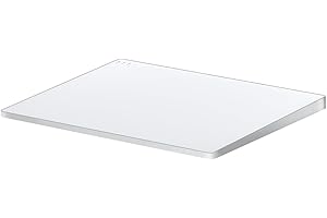 Cenroelon Trackpad Bluetooth Wireless 2.4G Wired Touchpad Touch Pad Rechargeable Trackpad Mouse for Laptop PC Pad White