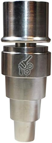 Titanium E Barrel 6-in-1 Male/ Female 10/14/18 (Silver 20mm)