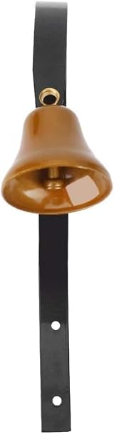 YAYY Shopkeepers Bell Antique Doorbell Golden 40mm Loud Clear view 6