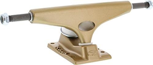 Krux Tall K4 5.35" Hi Gold / Gold Skateboard Trucks - 8" Axle (Set of 2)