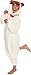 Silver Lilly Unisex Adult Pajamas - Plush One Piece Cosplay Pug Dog Animal Costume (XL)