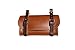 Rear Saddle Bicycle Bag Classic. Bike Pannier. Cycling Storage. Vintage Style. Simil Leather. Color: Honey/Brown. 100% Made in Italythumb 1