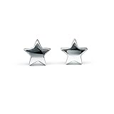 HANFLY Star Earrings Sterling Silver Star Stud Earrings Tiny Star Earrings