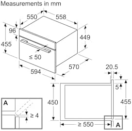 , Microondas multifunción con horno, alto 45 cm, blanco, 3CW5179B3