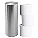 iDesign Forma Metal Toilet Paper Tissue Roll Reserve Canister Organizer for Master, Guest, Kid's, Office Bathroom or Closet, 5.5