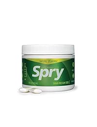 Chicle Spry de xilitol, sabor natural, 100 unidades