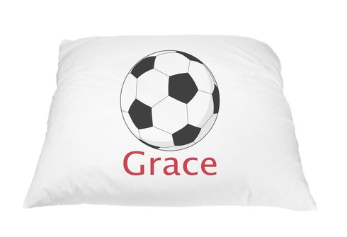 Amazon Com Personalized Kid S Soccer Ball Pillowcase Microfiber