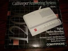 CONAIR PHONE CALLKEEPER ANSWERING SYSTEM DIGITAL AUDIO TAPELESS RECORDIN TAD1200