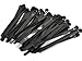 AIRSUNNY 50pcs 150mm Releasable/Reusable Plastic Zip Cable Wire Tie for Organization/Management