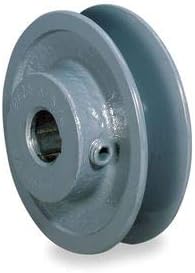 3.75" X 5/8" Single Groove Fixed Bore"A" Pulley # AK39X5/8