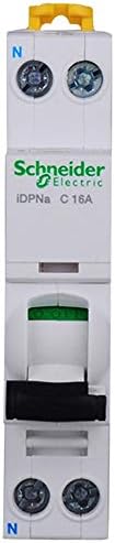 OIASD Air switch household miniature circuit breaker double-input and double-out compact Acti9 iDPNa 1P+N C16A