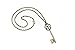Project Pinup Brass Filigree Skeleton Key Pendant Necklace with 18