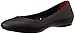 crocs Women's Lina Ballet Flat, Black, 7 M US