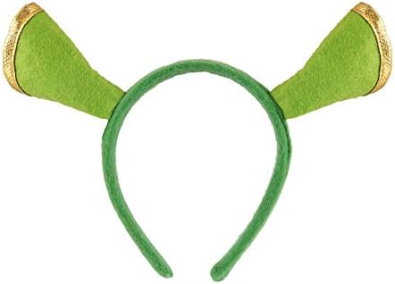 FNA FASHIONS Best Dress Shrek OGRE New Headband Fancy Dress Princess Fiona Day Book Accessory