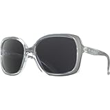 Oakley Womens Beckon Sunglasses, Polished Clear/Grey, One Size