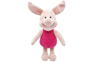 Disney Store Official Mini Bean Bag Plushies - Piglet - Cute Stuffed Animal with Detailed Sculpting, Embroidered Features, Bean Bag Bottom Plush Toys for Kids
