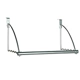 Richards Homewares Silver Epoxy Over the Door Close Valet with Hanging Bar (Misc.)