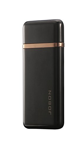 JOBON ZB-576 Lighter USB Rechargeable Windproof Electric Lighter Set with USB Charging Cable and Gift Packaging Black