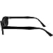 Pacific coast sunglasses Original X-KD's Biker Shades 20% Larger Black Frames Polarized Grey Lens