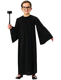 Judge Robe for Kids | Black Supreme Court Justice Robe (Medium)