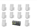 Lot of 10 Honeywell Ademco 5816 WMWH White Door/Window Transmitter w/ Magnets, Batteries and Mounting Hardware
