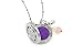 1 Silver Dreamcatcher Essential Oil Diffuser Necklace - Aromatherapy Jewelry - Hypoallergenic 316L Surgical Grade Stainless Steel, 20.8” Chain + 9 Washable Insert Pads + Charms