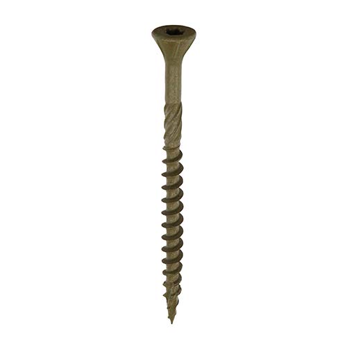 TIMCO C2 Decking Screws TX20 CSK GRN Range - 4.5 x 75mm - Tub of 250