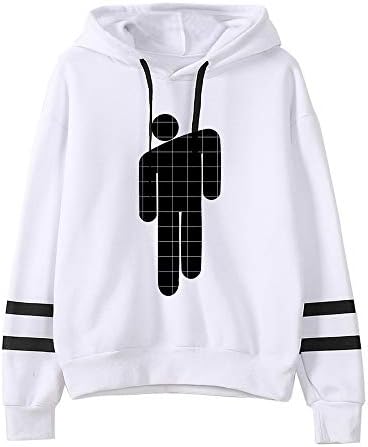 VINHAN I Dont Wanna Be You Anymore Billie Eilish Hoodie White Casual Hooded Cotton Merch for Women Men Girls Boys Pullover