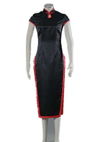 Love Anime Ninja Shinobi Cosplay Costume-Temari Cheongsam