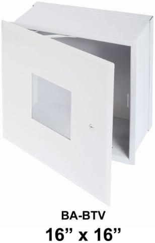 16" x 16" Valve Box with Window and Hidden Flange