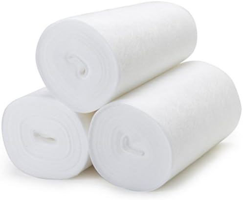 Bamboo Diaper Liners 100 Sheet Pack,100% Natural Bamboo Viscose Disposable, Flushable ,Fragrance Free Biodegradable Inserts,Cloth Diaper Liner Inserts(1 Roll)