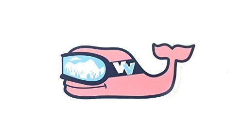 Authentic Vineyard Vines Seasonal Holiday Whale Preppy Vinyl Sticker Decal Southern Proper Sold By LOBO (VV Ski Goggles)